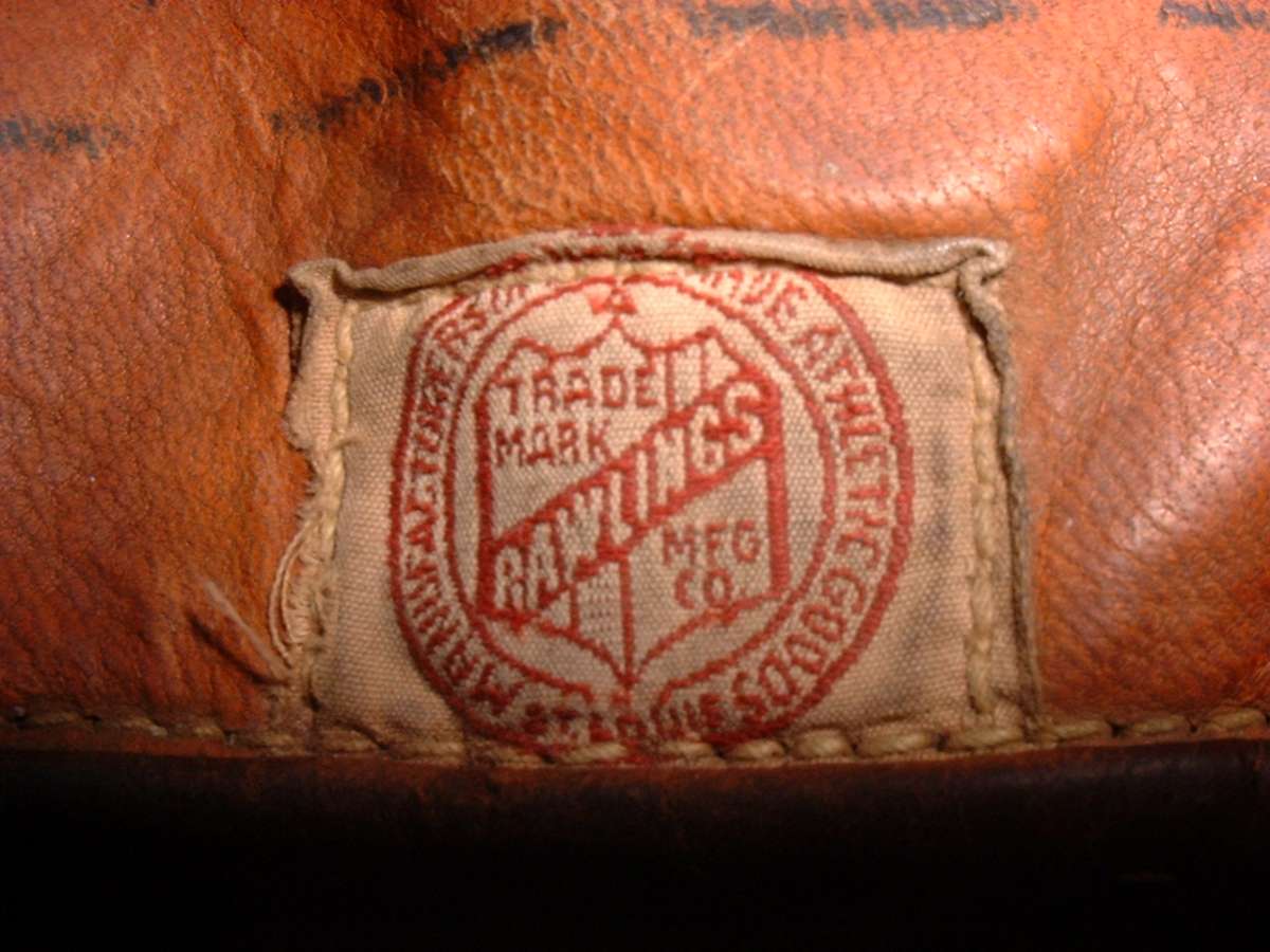 Rawlings Tag 1910 to 1933 Rawlings Baseball Glove Collector Gallery